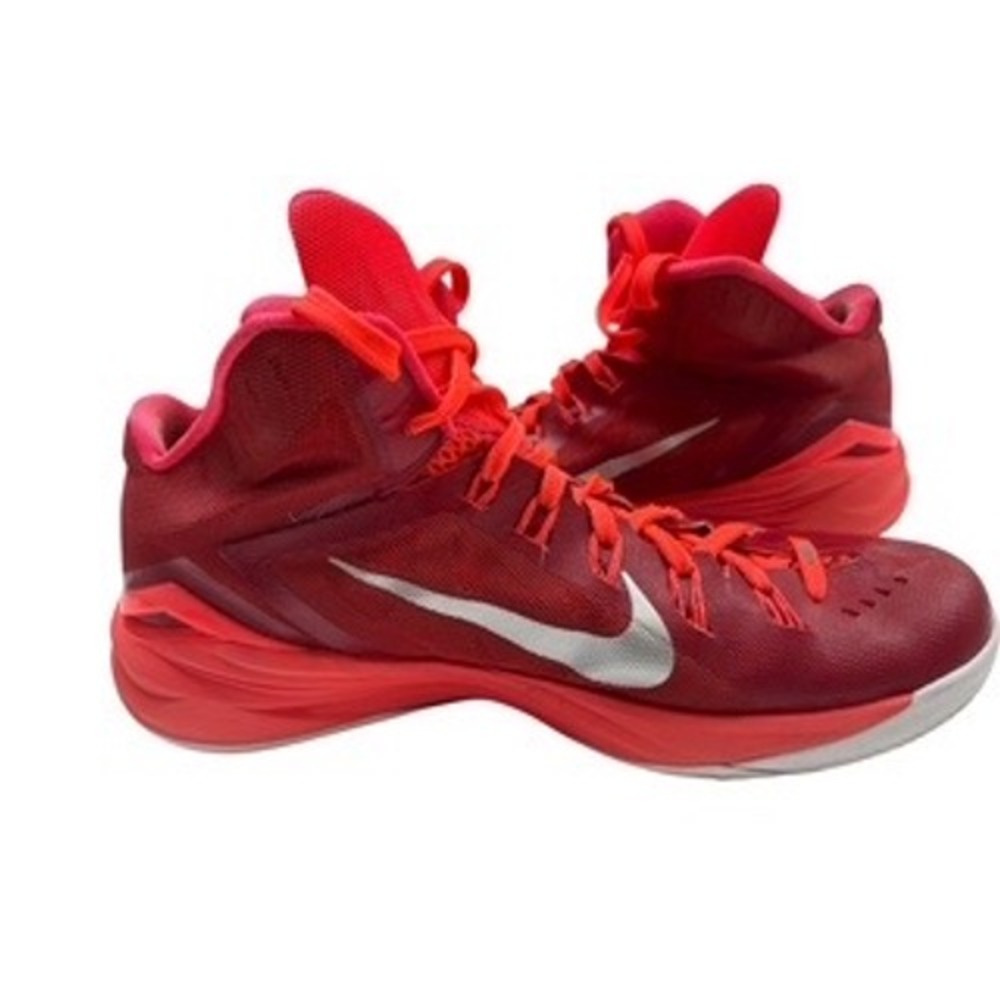 Nike Hyperdunk 2014 University Red Bright Crimson Basketball Shoe mens size 11.5